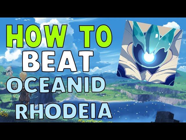 How to EASILY beat Oceanid Rhodeia of Loch in Genshin Impact - Free to Play Friendly