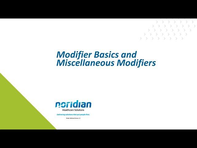 Modifier Basics and Miscellaneous Modifiers