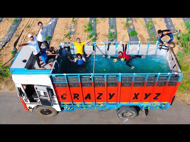 Anywhere Swimming Pool in Truck | इस स्विमिंग पूल को जहां चाहो ले जाओ | It's Crazy