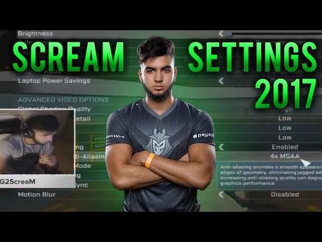 CS:GO ScreaM config 2017 - New crosshair & resolution!