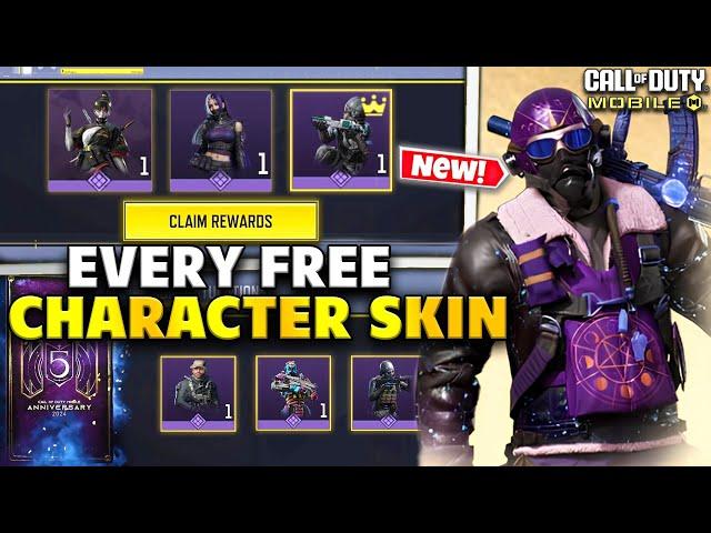 Every FREE Character Skin & How To Unlock Them! | COD Mobile | CODM