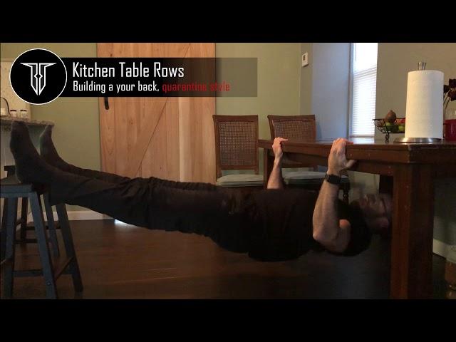 Kitchen Table Rows - Inverted Rows