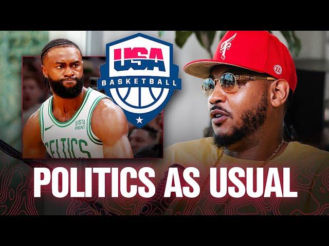 Carmelo Anthony Criticizes Team USA For Not Giving Jaylen Brown A Shot