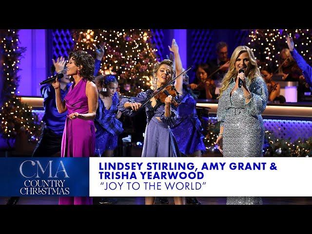 Lindsey Stirling, Amy Grant, and Trisha Yearwood – “Joy To The World” | CMA Country Christmas 2023