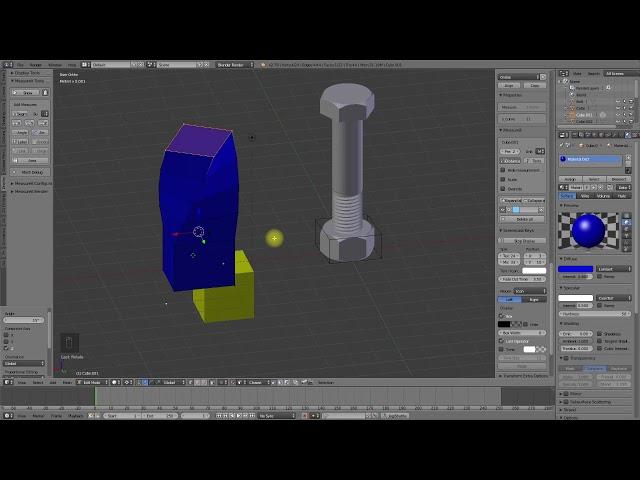 Blender  precision modelling using 3D-Cursor and origin - Blender & 3D Printing Part 2