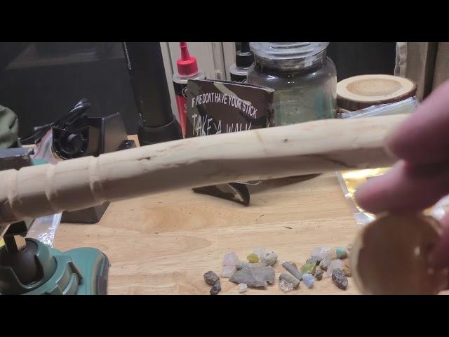 epoxy tutorial for walkingsticks part 1