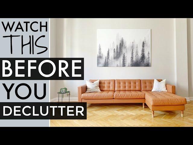  10 BIG DECLUTTERING MISTAKES TO AVOID | What NOT To Do When Decluttering: BEGINNER MINIMALISM TIPS