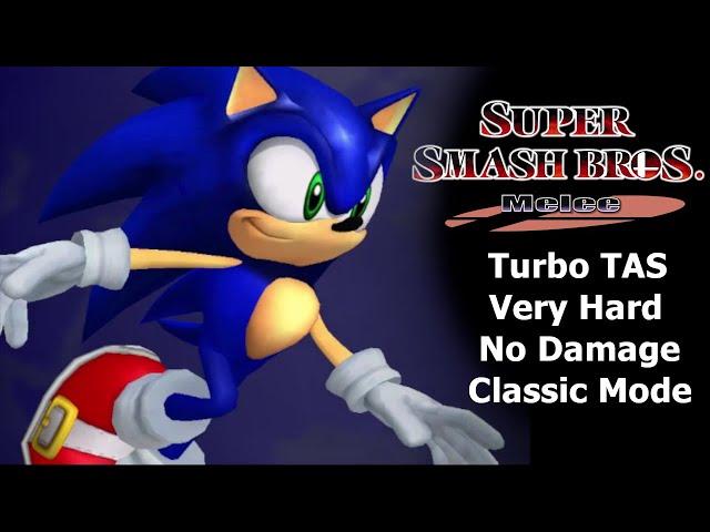 SSBM [TAS] - Sonic Classic Mode (Turbo, Very Hard, No Damage)