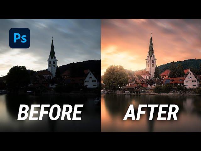 How I Color Grade Sunset Photos with Photoshop