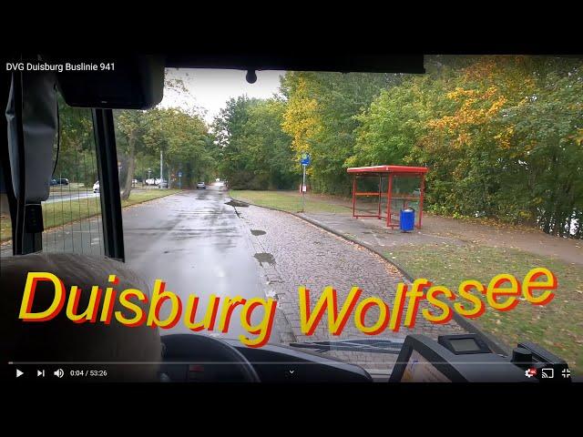 DVG Duisburg Buslinie 941- Mitfahrt Montag Nachmittag