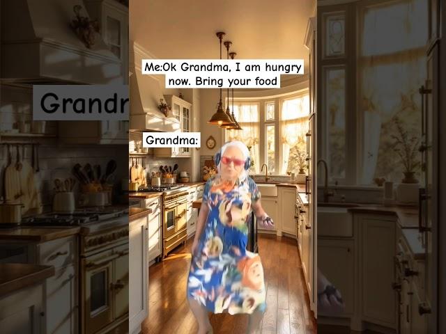 My grandma wants me to be fat #shorts #memes #granny