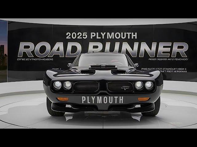 2025 Plymouth Road Runner New Model Finally Revealed - FIRST LOOK!