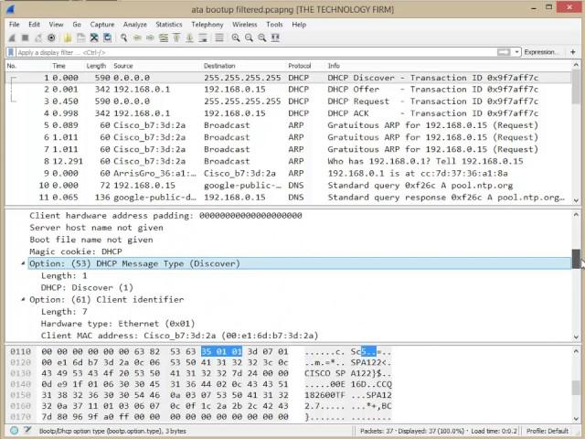 How To Determine DHCP Option 60 Value Using Wireshark