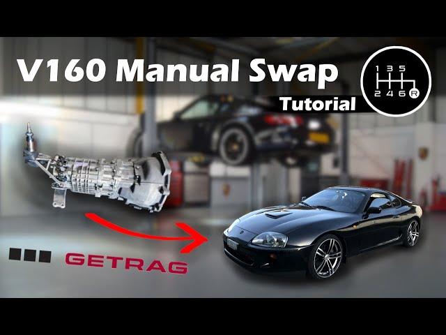 Mk4 Supra - Manual Conversion (V160 Swap)!!! - Auto to 6 Speed How To