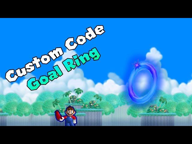 NSMBW Custom Code - Goal Ring