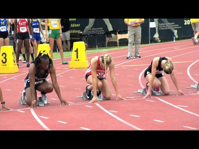 Girls 100 Meter Hurdles Finals Classes 1A  - 6A