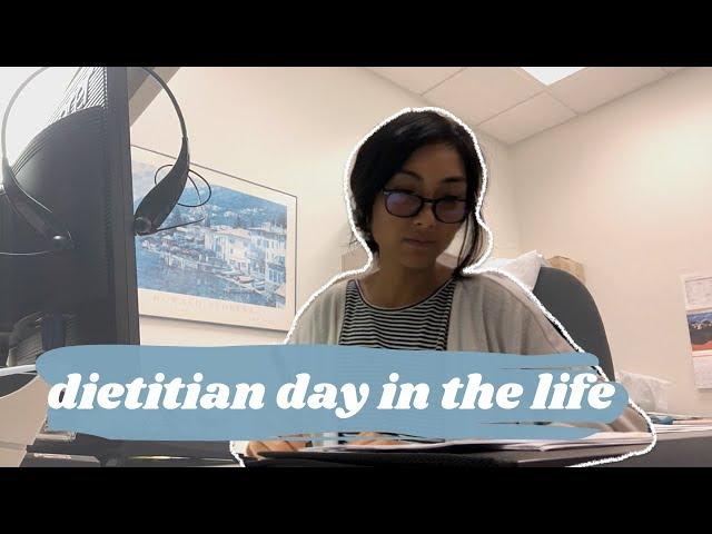 DAY IN THE LIFE as a CLINICAL DIETITIAN  + FAQ!