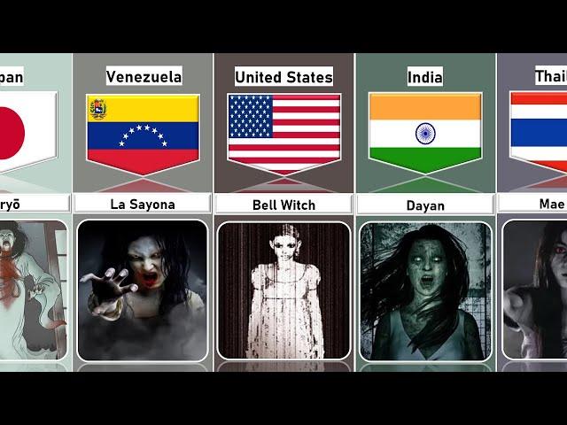 Ghosts From Different Countries