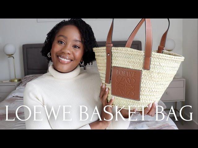 LOEWE BASKET BAG (MEDIUM) UNBOXING 2022 | First Impressions, What Fits, Mod Shots & Is It Worth It?