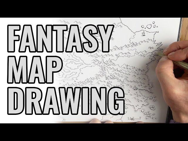 How to draw a Fantasy Map - tutorial for beginners