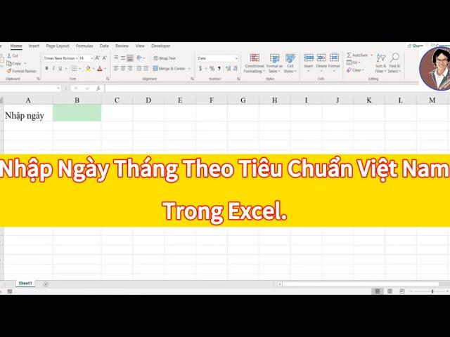 Nhập Ngày Tháng Theo Tiêu Chuẩn Việt Nam Trong Excel #excel #phandongexcel