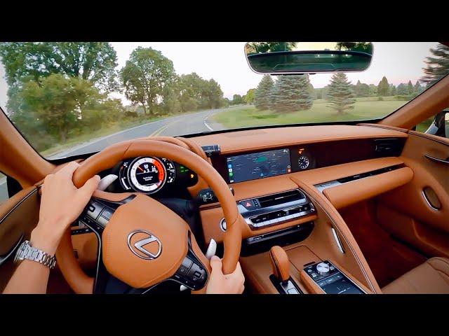 2021 Lexus LC 500 Convertible - POV Driving Impressions