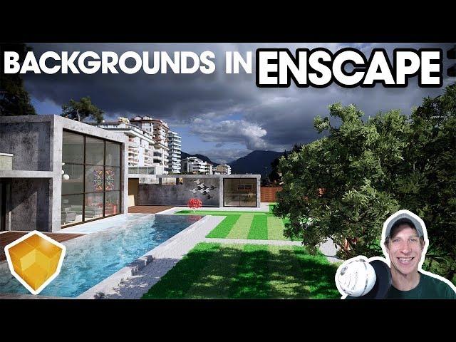 ADDING BACKGROUNDS IN ENSCAPE - Enscape Atmosphere Settings Tutorial