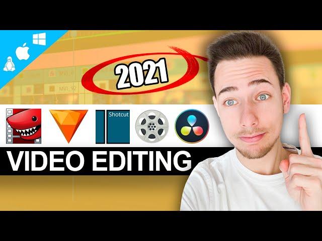 5 MIGLIORI PROGRAMMI per EDITARE VIDEO GRATIS (2021) Facili ed Intuitivi per Mac, Windows & Linux