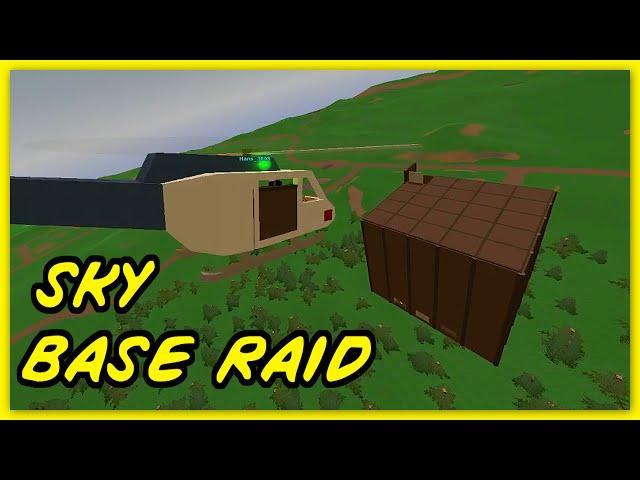 SKY BASE RAID! INSANE LOOT! (UNTURNED 3.0)