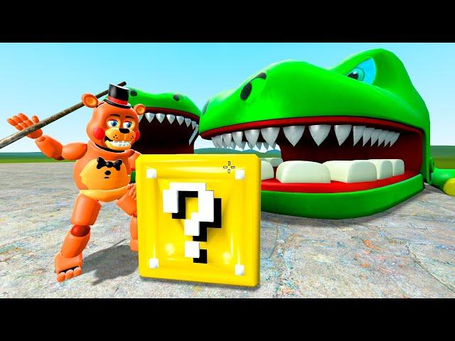 THE LOSER BREAKS THE LUCKY BLOCK CROCODILE DENTIST IN GMOD SANDBOX Garry's Mod