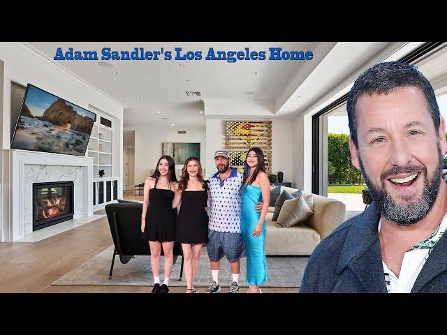 Adam Sandler's $30M Los Angeles Mansion | Wife, 2 Daughters, Age 58, Cars, and Net worth 2024