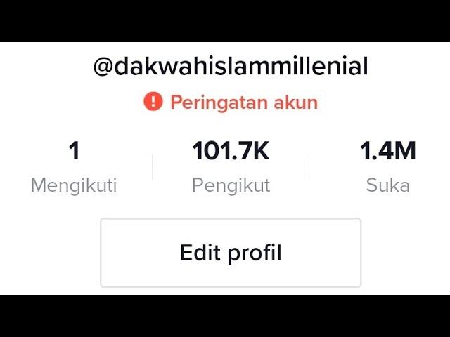 cara menghilangkan peringatan akun di akun tiktok | by TAUFIq 07