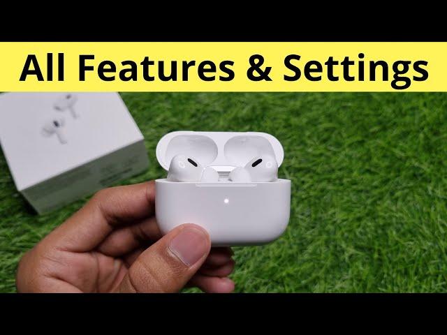 AirPods Pro 2nd Generation - All Settings & Features (Functions) | In Hindi