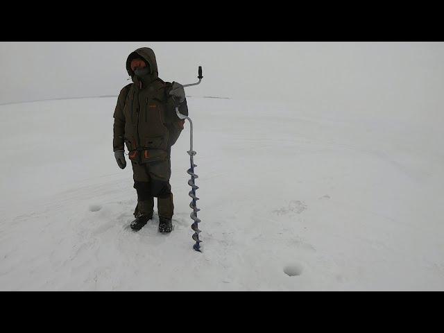 Ловля СУДАКА на блесну зимой. Блесна Судачья с пупыркой от ЭКОПРО.