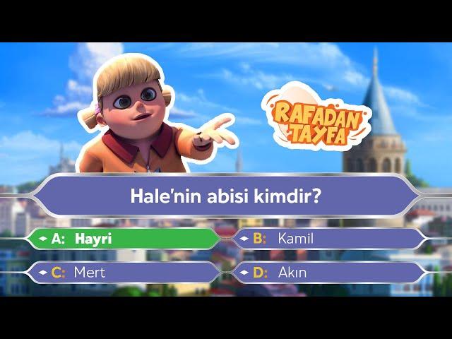 Hale'nin abisi kimdir? Eminim Rafadan Tayfa Bilgi Yarışmasında Zorlanmayacaksın