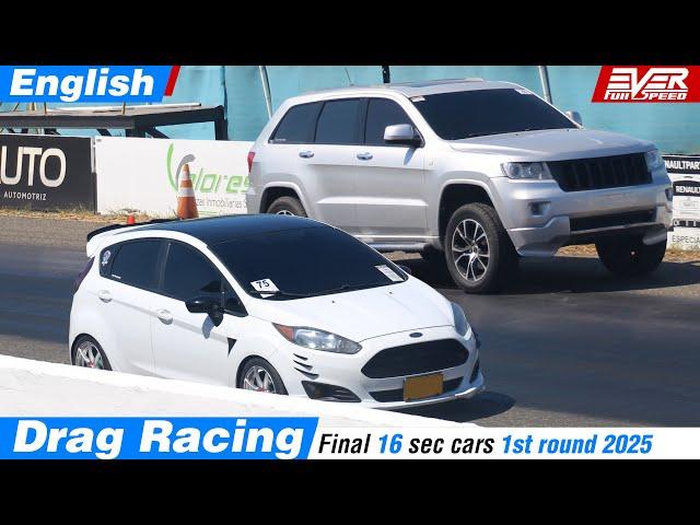 Ford Fiesta ️ Grand Cherokee ️ Mazda 3 ️ Honda Civic ️ Mazda CX-3 16s DRAG RACES 1st Round 2025