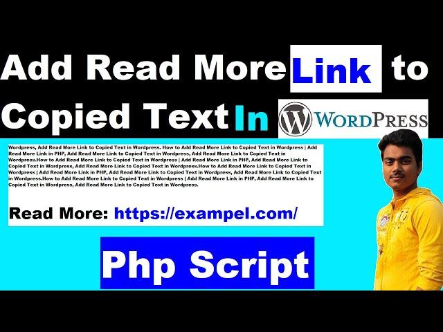 How to Add Read More Link to Copied Text in Wordpress | Add Read More Link in PHP