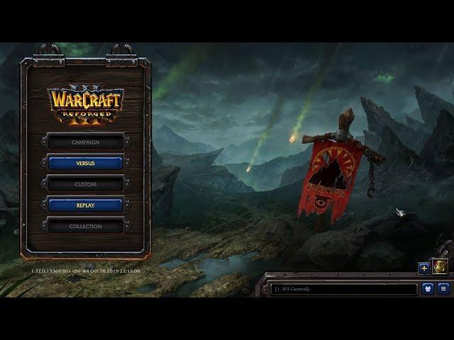 A VERY Early Look at the Warcraft 3: Reforged BETA Menus