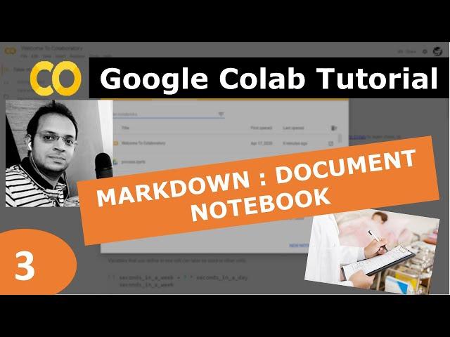 3) Google Colab Tutorial | Markdown | Rich Text Documentation | Image Upload #google colab