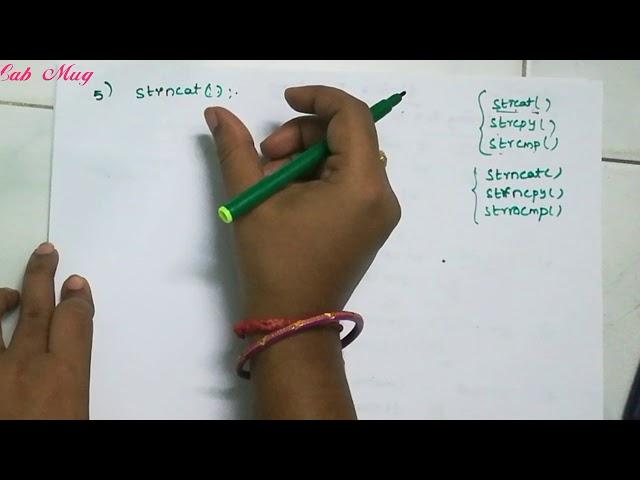 Strings and its functions || c programming in telugu