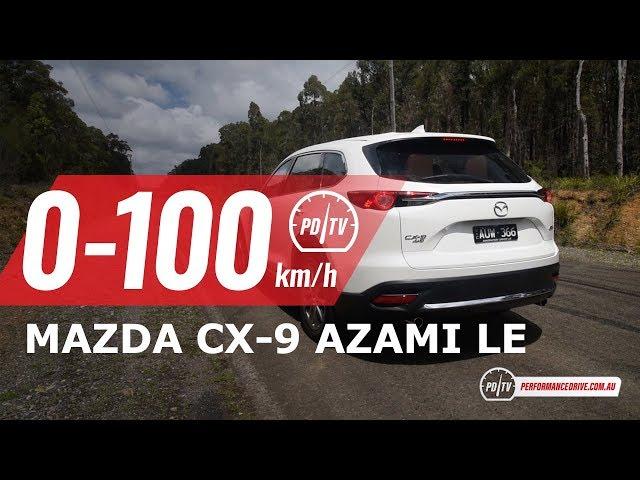 2019 Mazda CX-9 Azami LE 0-100km/h & engine sound