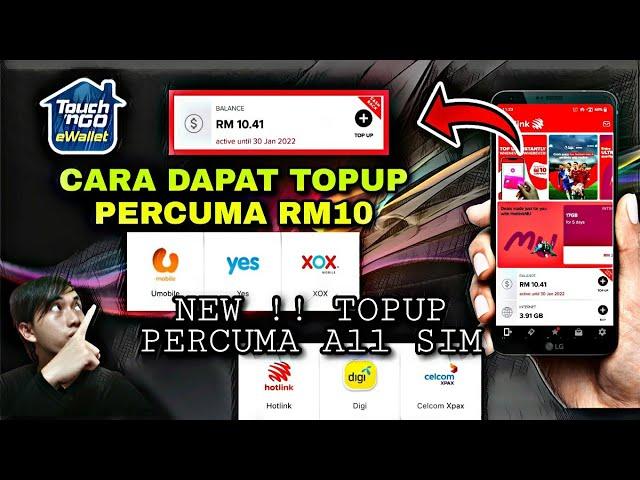 NEW APPS !! CARA DAPAT TOPUP FREE RM10 ( Maxis, Celcom, Digi, Umobile, Tune Talk )