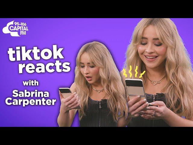 Sabrina Carpenter Reacts To TikTok About Herself! | Capital