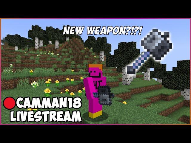 Beating Minecraft with NEW Mace Weapon camman18 Full Twitch VOD