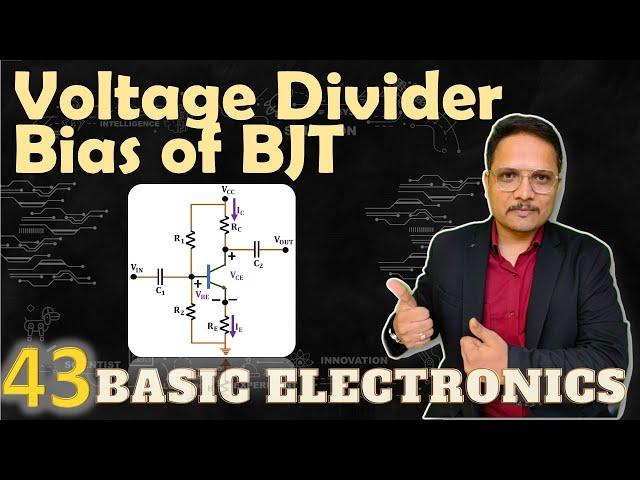 Voltage Divider Bias of BJT (Basics, Circuit, Parameters, Example & Stability) Explained