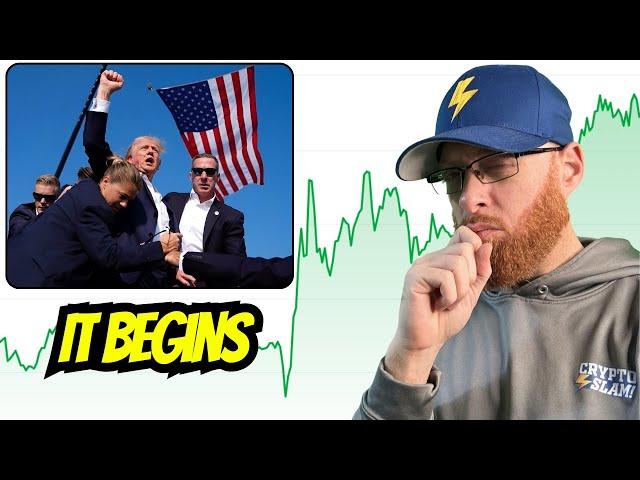 Trump assassination attempt. What it means for crypto. | $EAR $TRUMP memecoins Bitcoin and NFTs SOAR