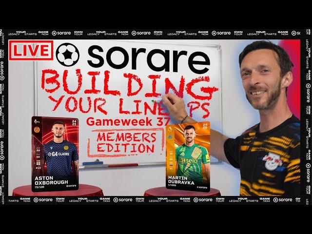 Your Sorare Weekend Line Up Builder LIVE