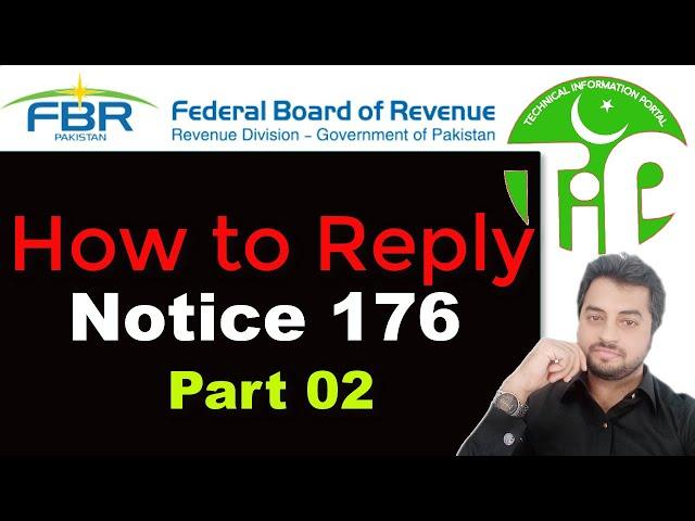 #Reply #notice #176 Notice to obtain information or evidence  #fbr #income #tax part 02