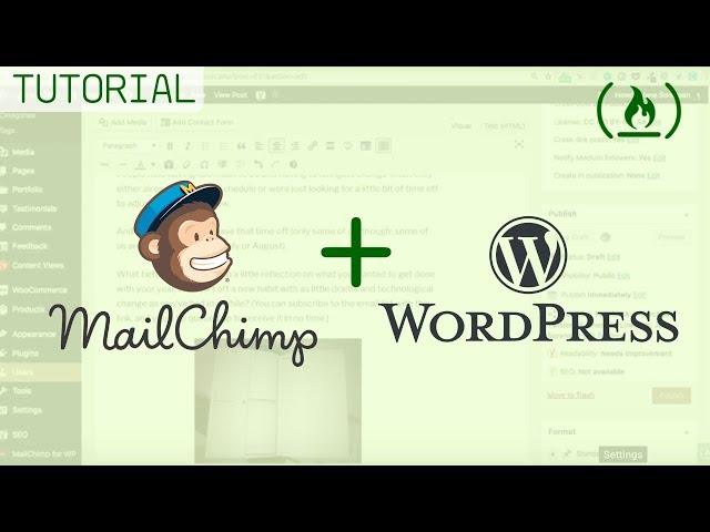 Setting up MailChimp on WordPress with plugins (plus creating a MailChimp landing page)