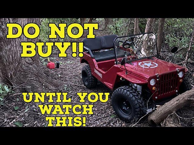 Watch Before you Buy a Mini Jeep